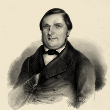Daniel Schenkel, Lithographie ca. 1852